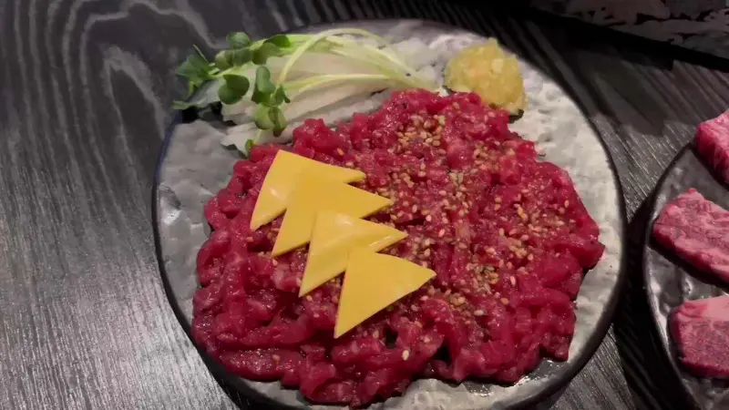 신선함이 느껴지는 육회