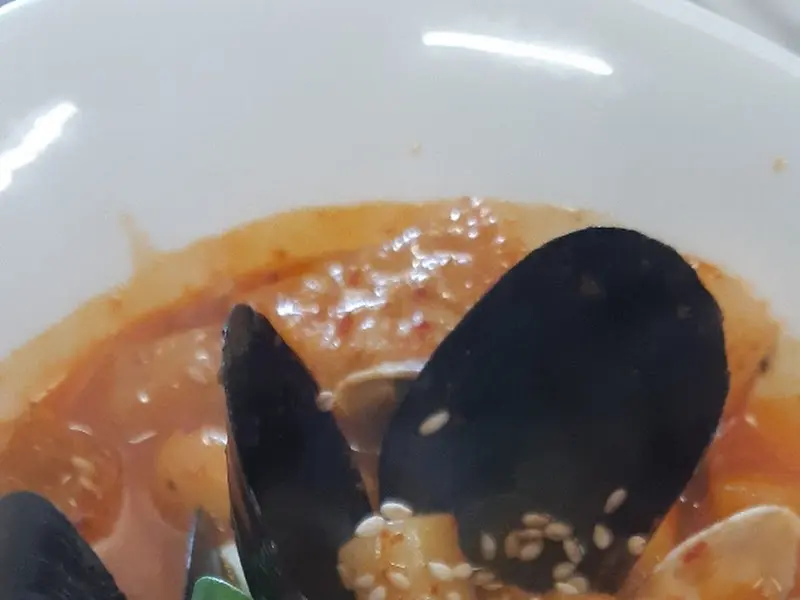 국물 떡볶이 클로즈업