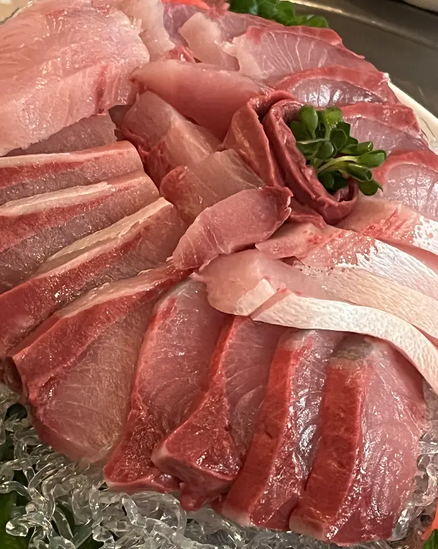 방어회 클로즈업