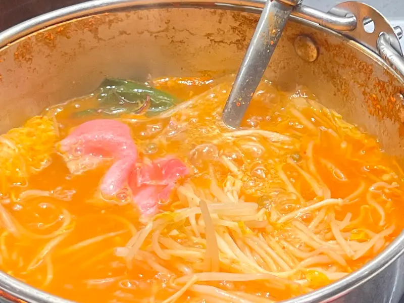 샤브샤브 근접샷