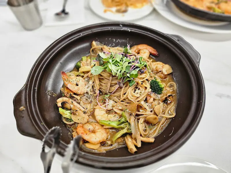 해산물 오일 파스타