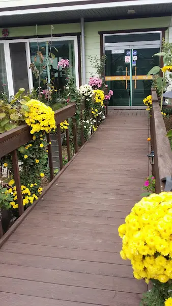 식당 입구 풍경