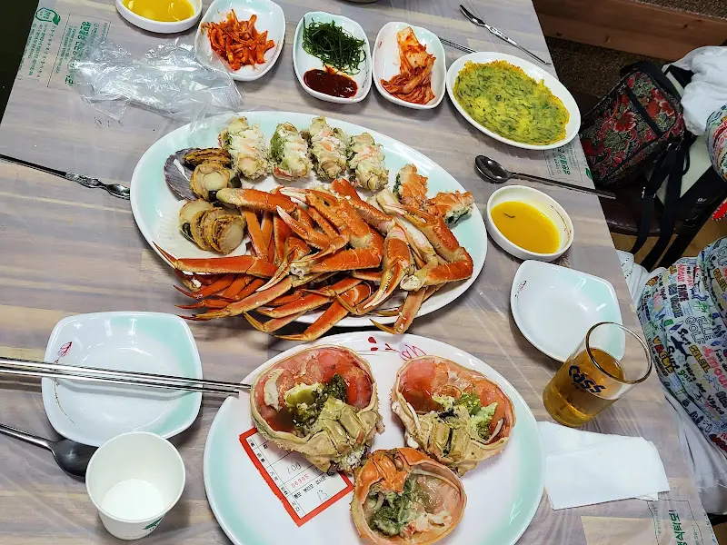 대게 한 상 차림