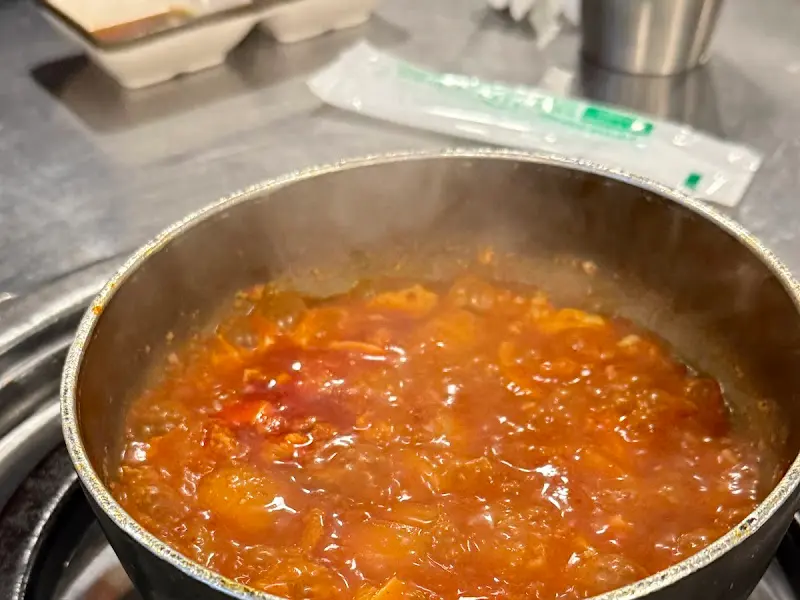 기본으로 제공되는 김치찌개
