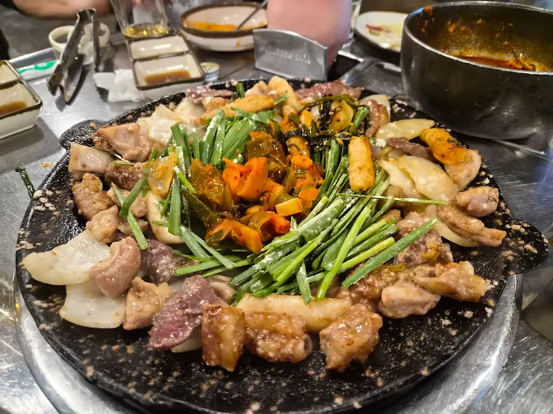 모듬구이 한 상 차림