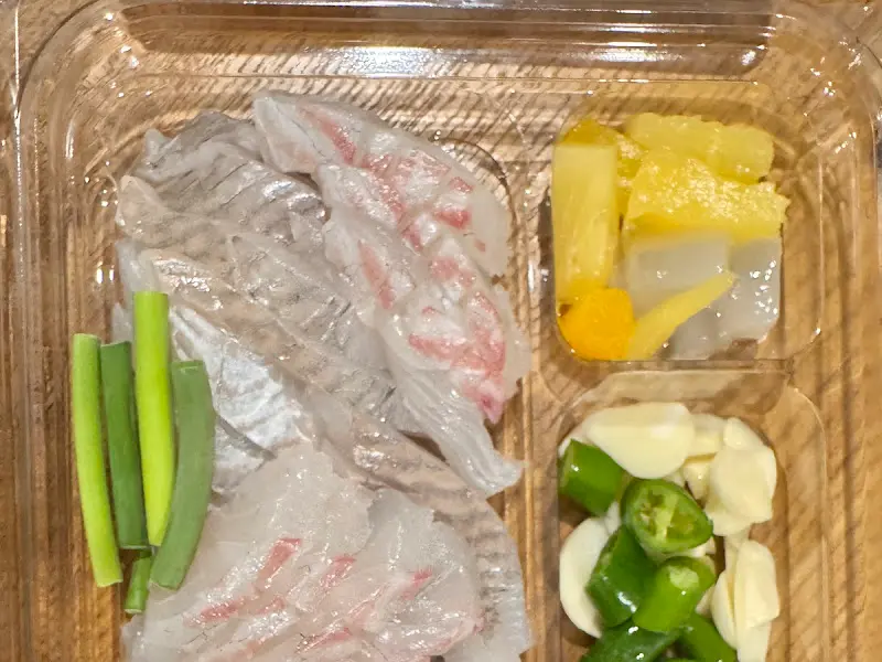 어실장회포장 활어회 디테일