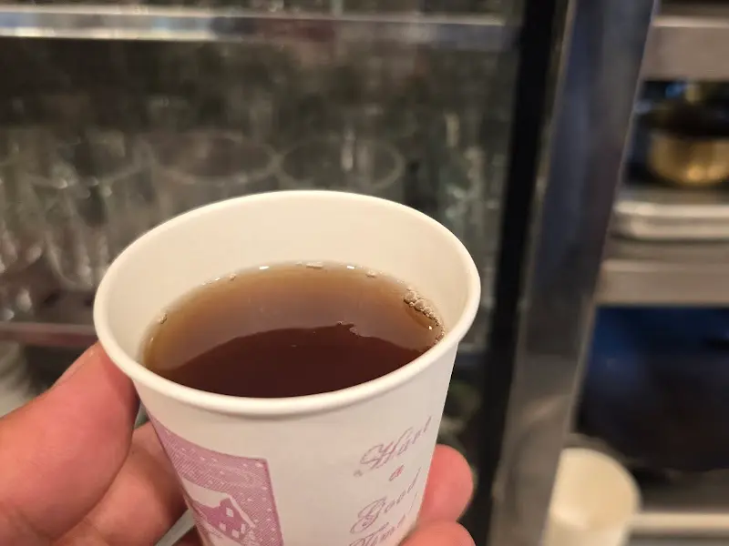 후식으로 제공되는 수정과