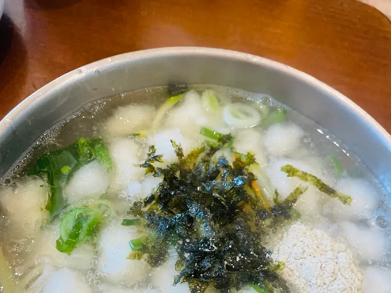 들깨 도토리 수제비