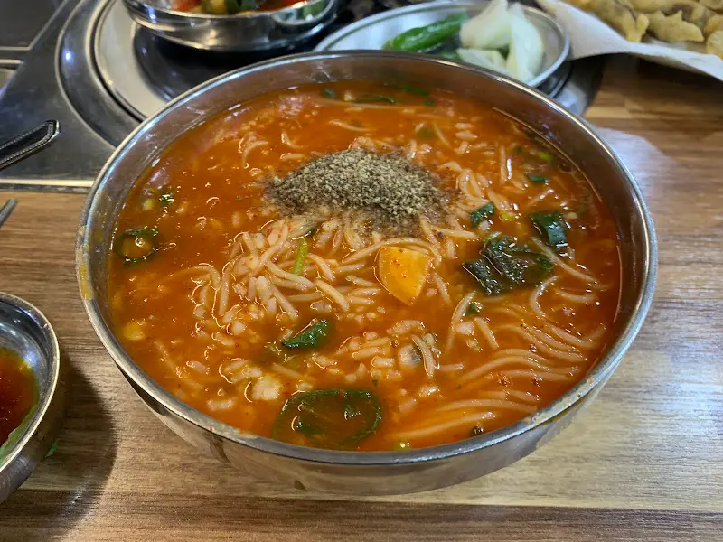 어죽의 클로즈업 샷