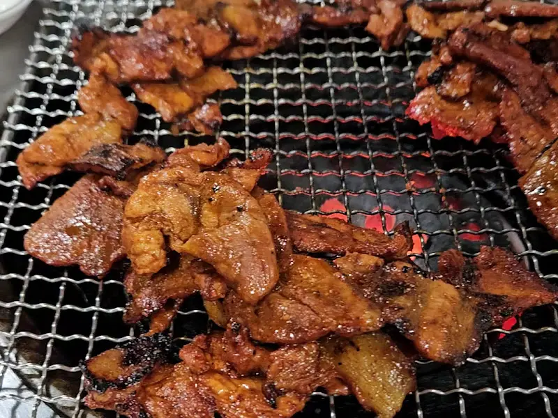 맛있게 구워진 뒷고기