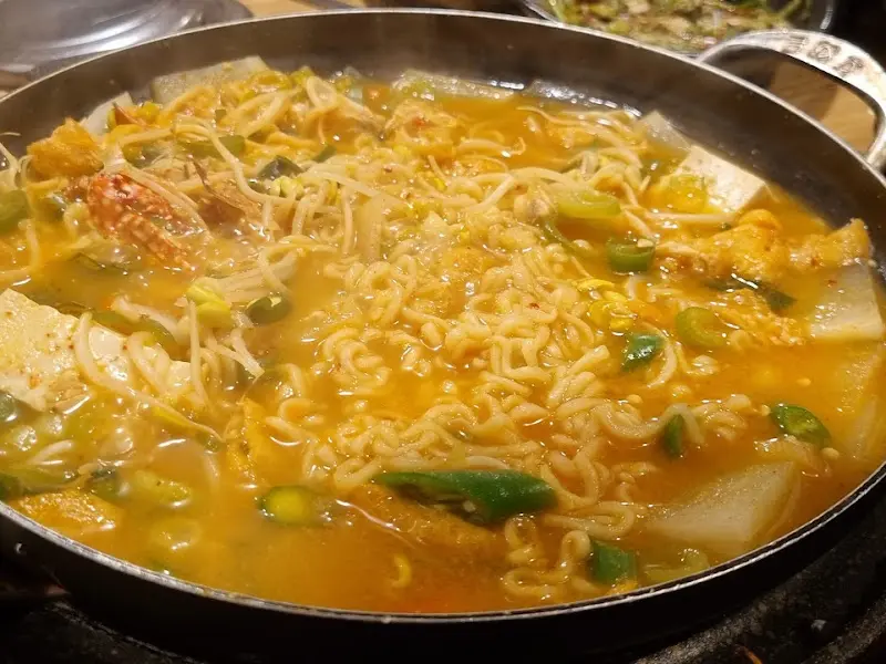 해물 된장찌개의 모습