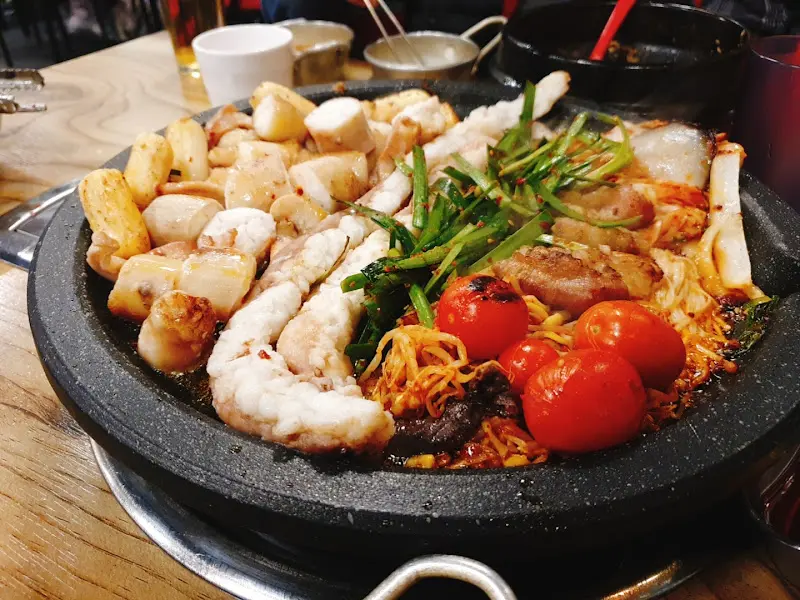 잘 구워진 곱창