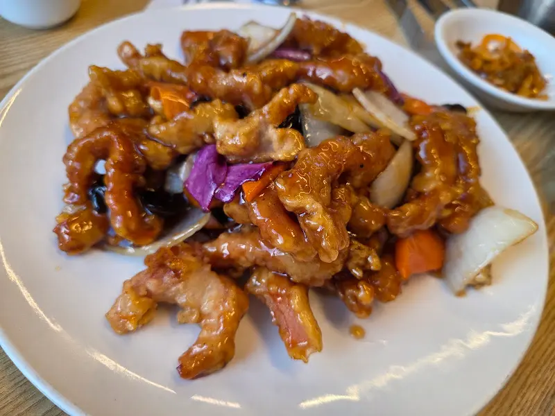 탕수육 한 조각