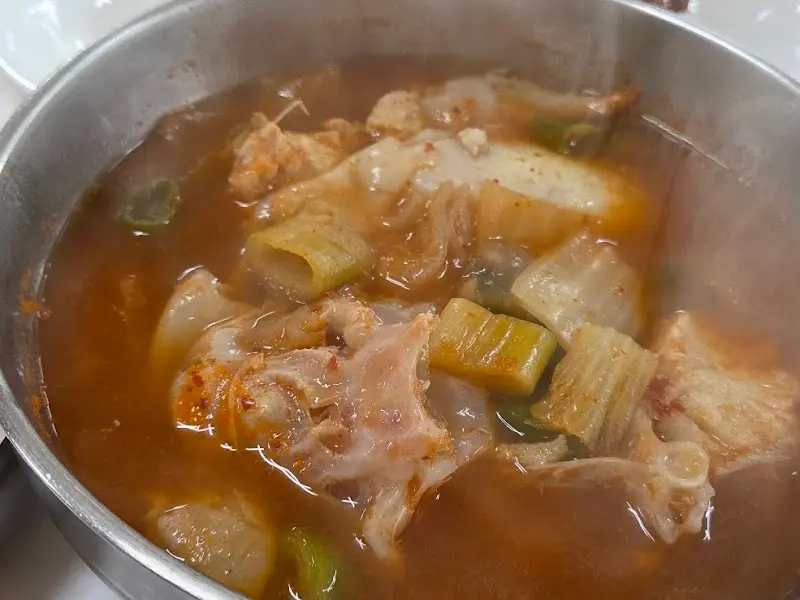 우성식당 곰치국