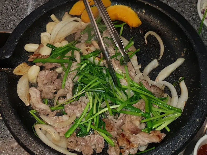 오리불고기 근접샷