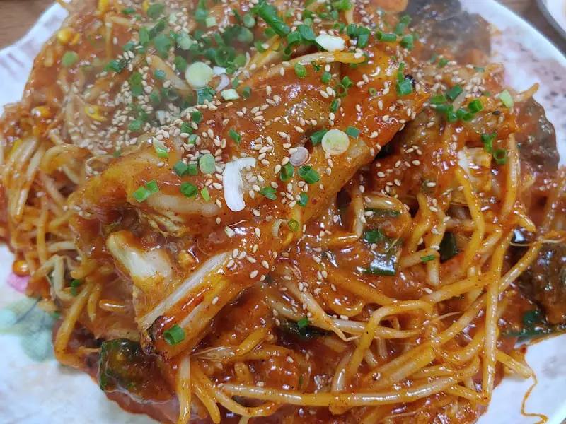 아구찜 클로즈업