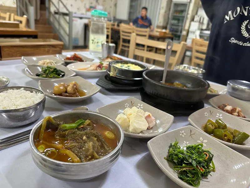 다양한 반찬 클로즈업