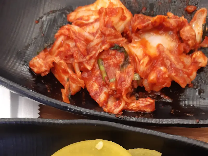 잘 익은 김치의 모습