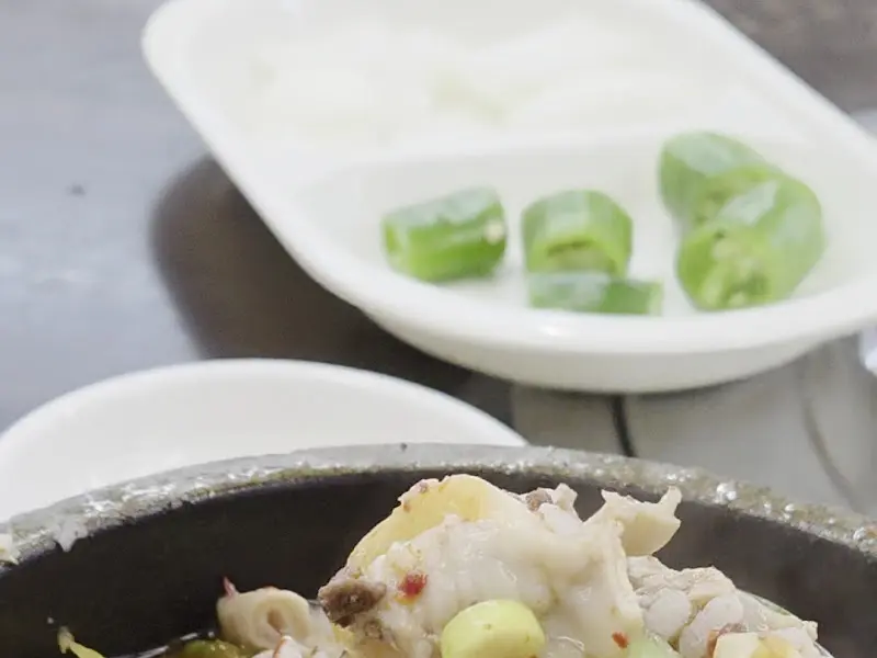 순대국밥과 반찬