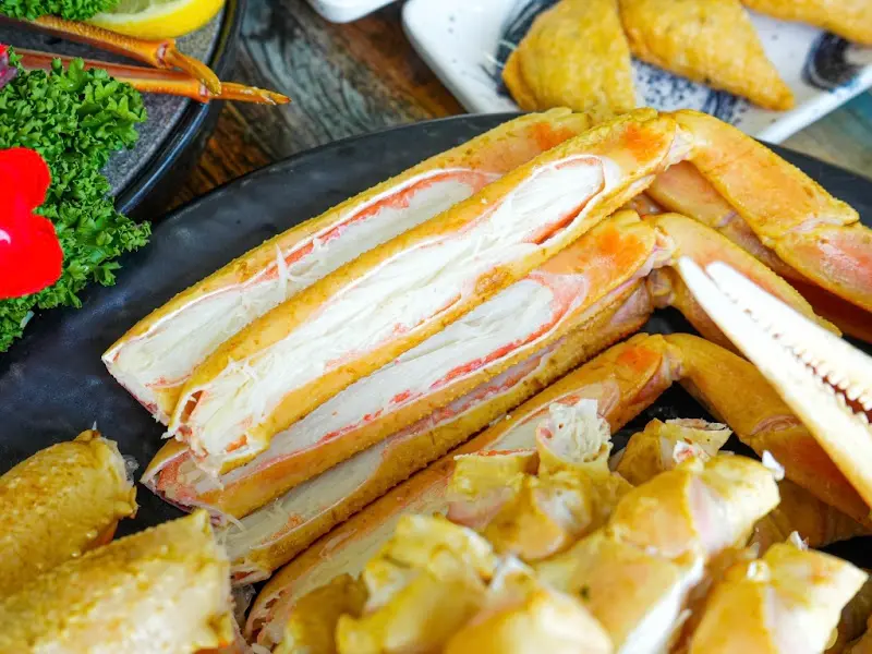 살이 꽉 찬 대게 다리