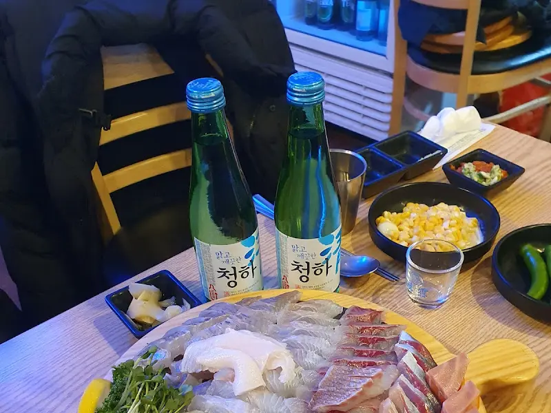 모듬회와 술 한 잔