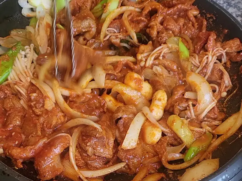 제주산 목살 쌈밥