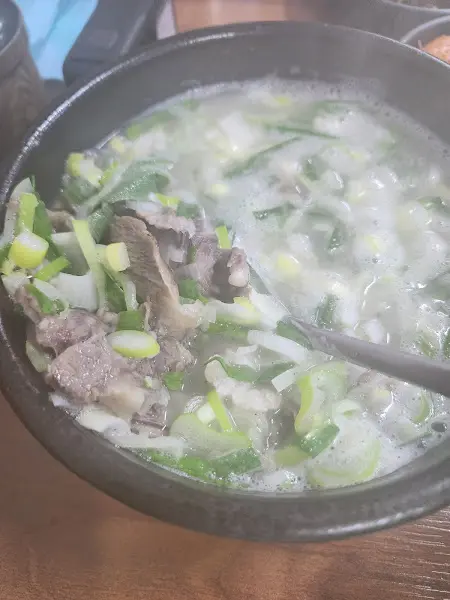 소머리국밥 내용물