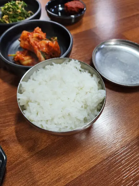 밥과 반찬 클로즈업