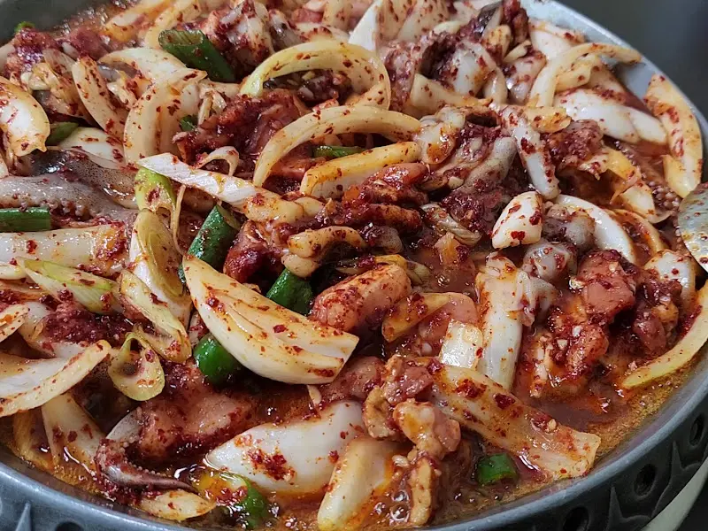 오삼불고기의 매혹적인 자태