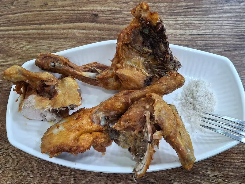 잘 튀겨진 닭의 모습