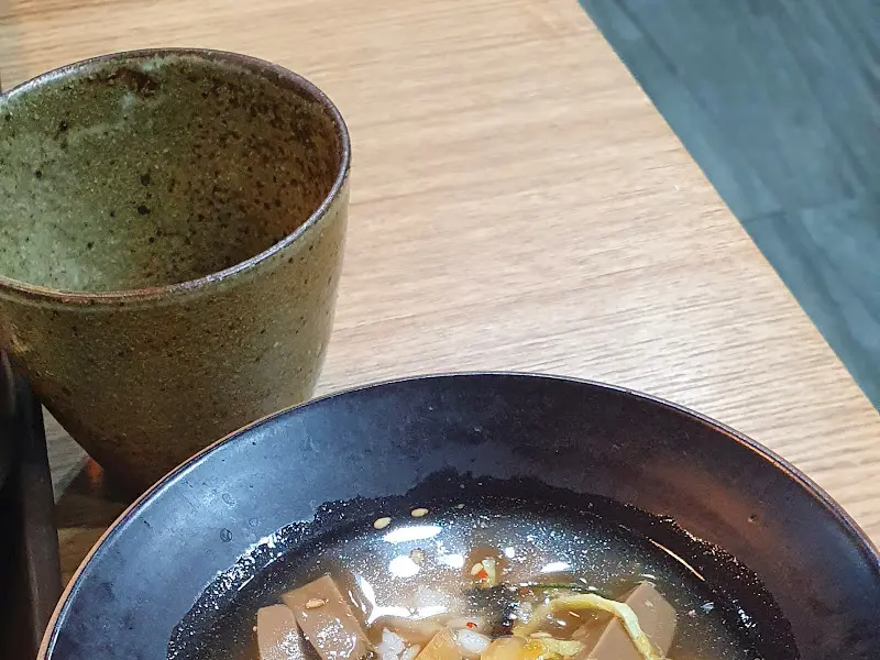 마이산 묵밥집 묵밥 근접샷