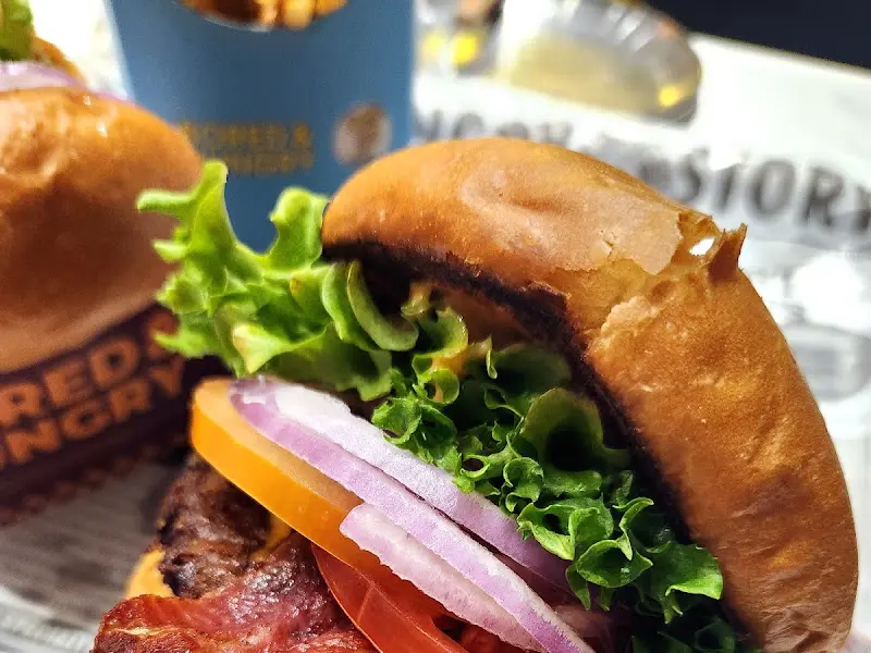 OG 챔피언 버거의 단면