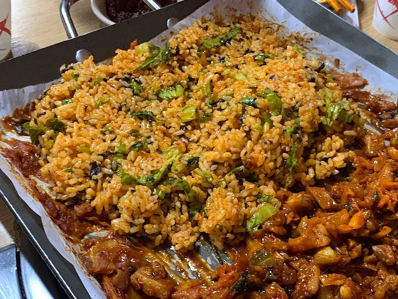 하태핫해 철판곱창 볶음밥