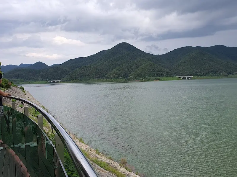 군위댐의 푸른 물결