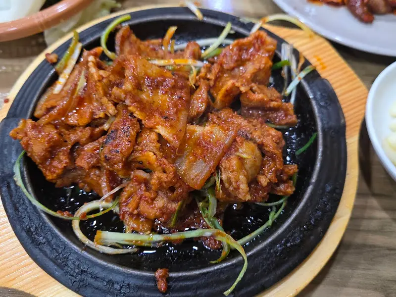 제육 볶음 근접샷