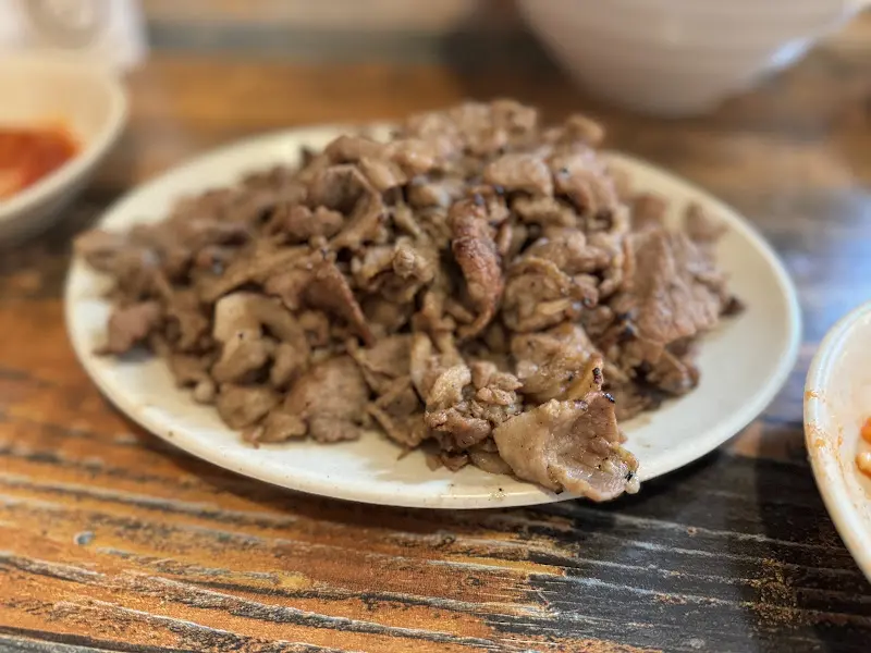 돼지불고기 클로즈업