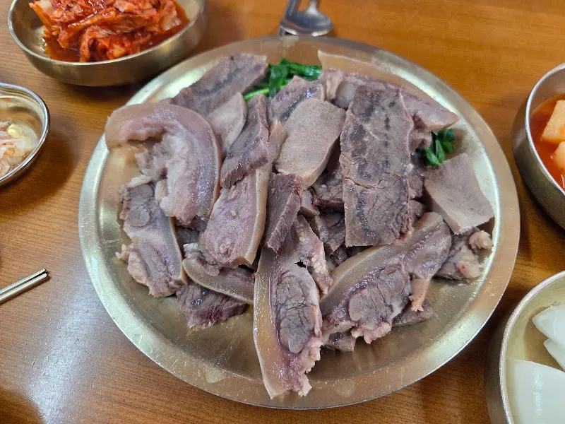소머리 수육 비주얼