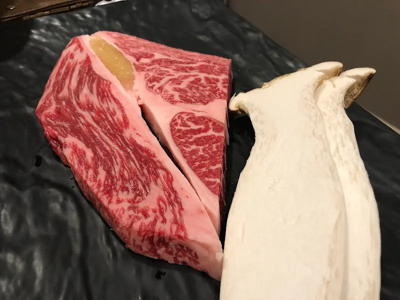 환상적인 마블링의 꽃등심