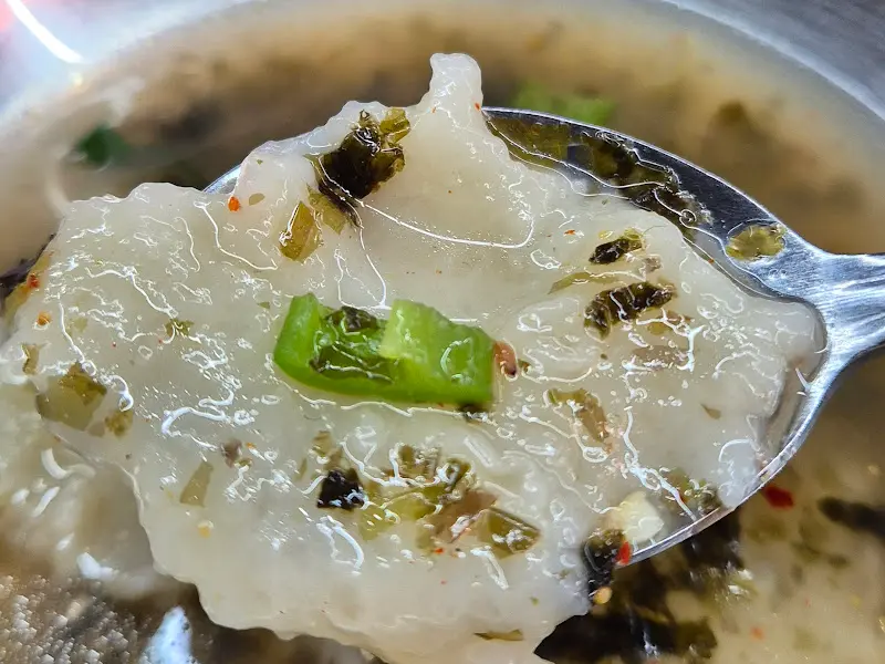 수제비 클로즈업