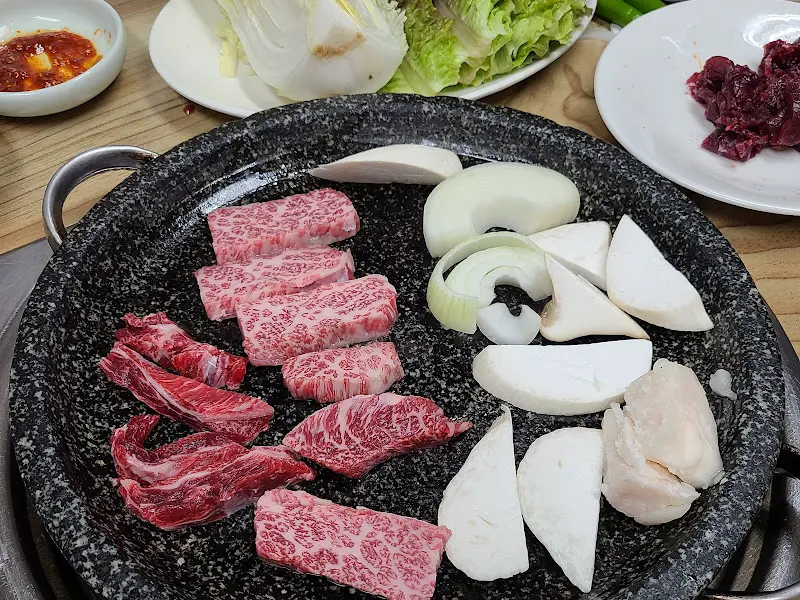 생고기 디테일 샷