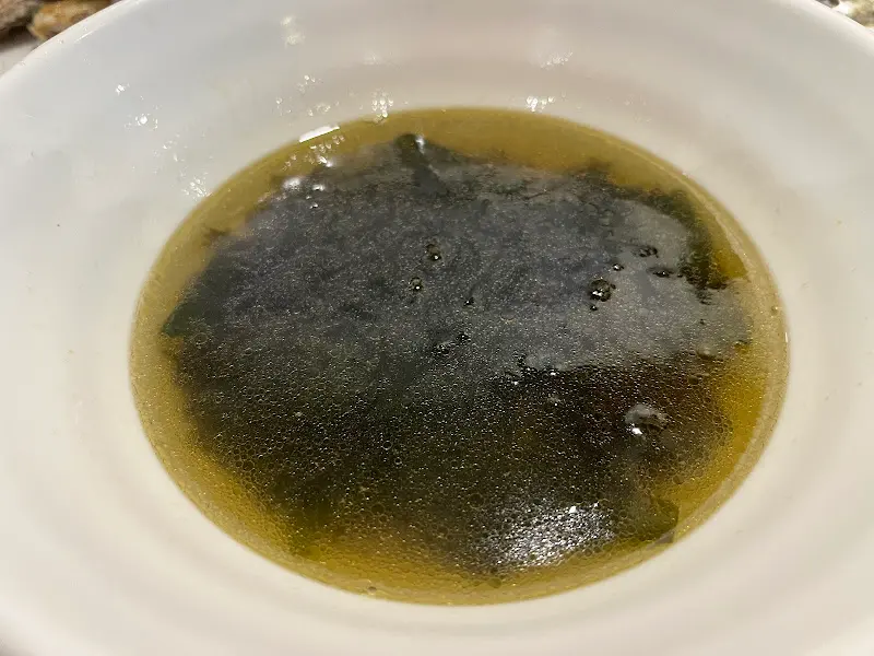 해꽃한상 미역국