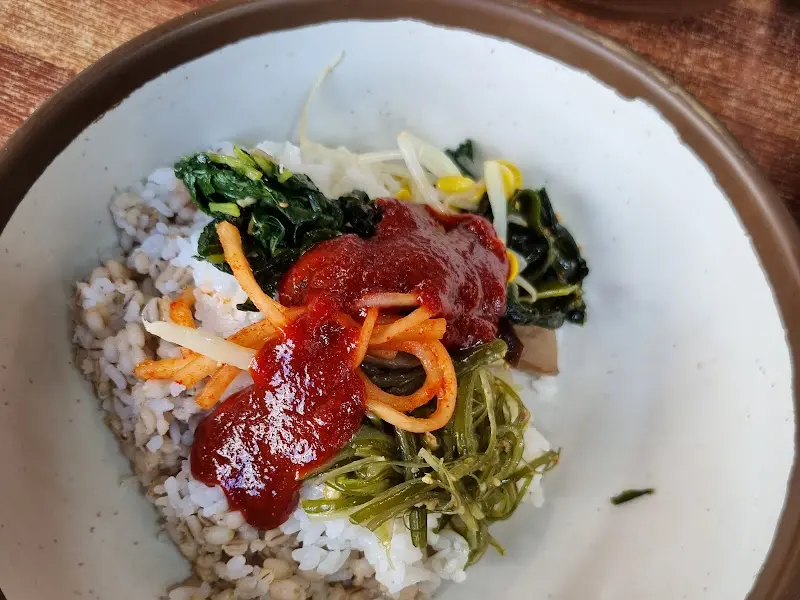 보리비빔밥의 자태