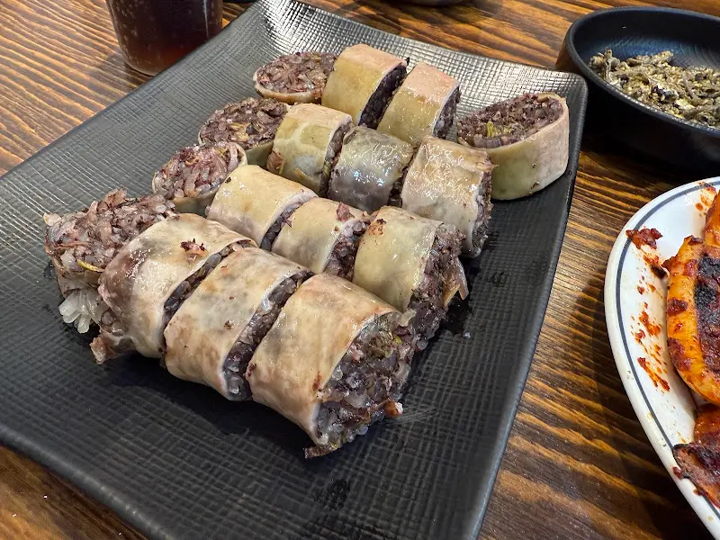 다양한 종류의 순대