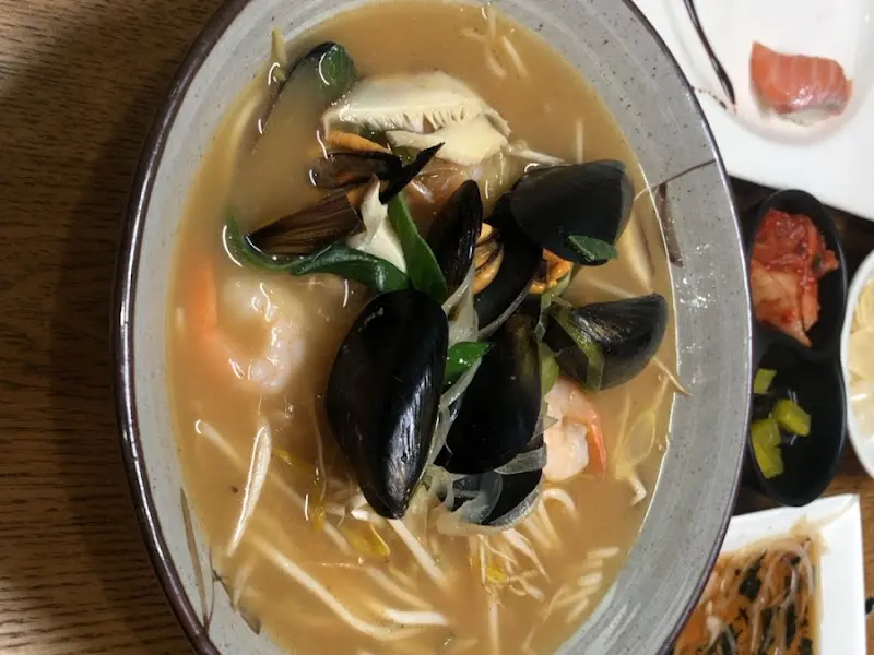 카라시 라멘 근접샷