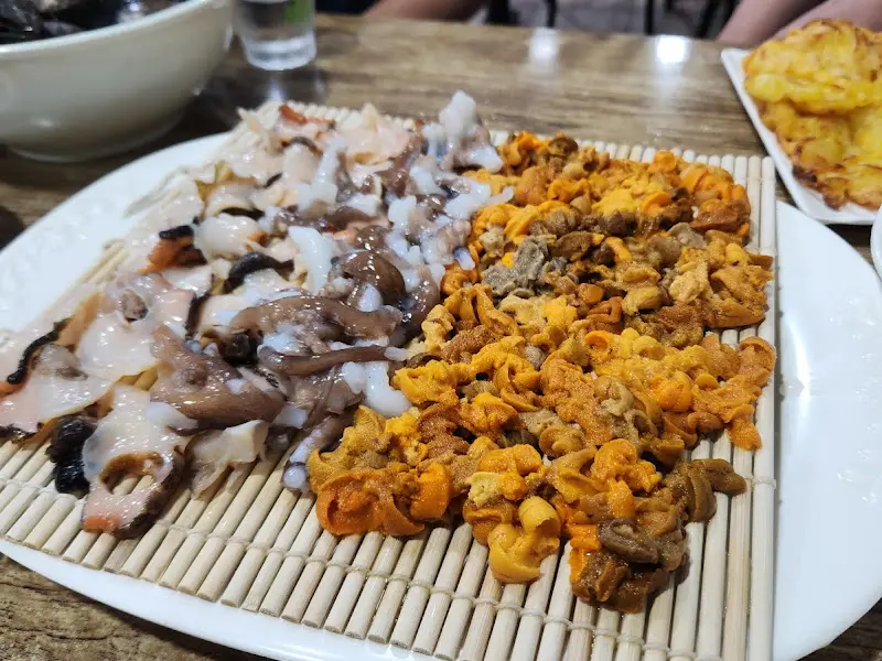 해산물 모듬 근접샷