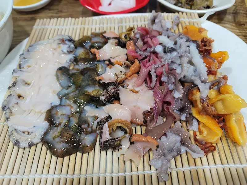 신선한 해산물 모듬