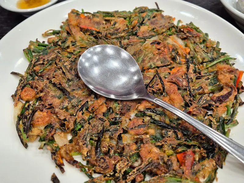 해물파전 확대 사진