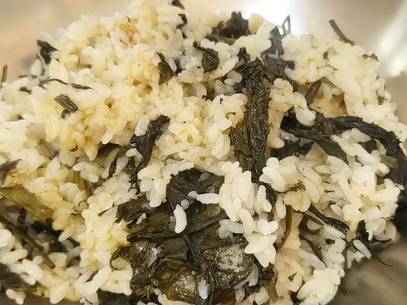 곤드레밥 클로즈업