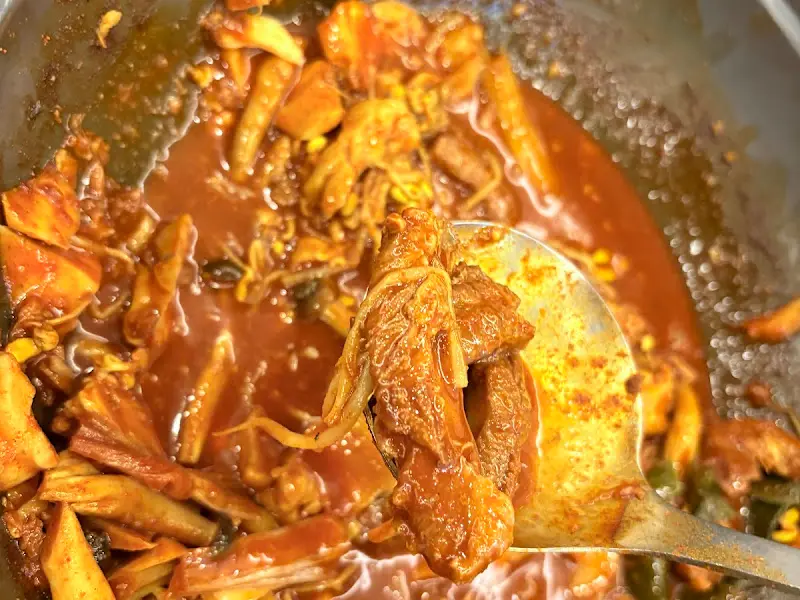 양념이 쏙 밴 등갈비