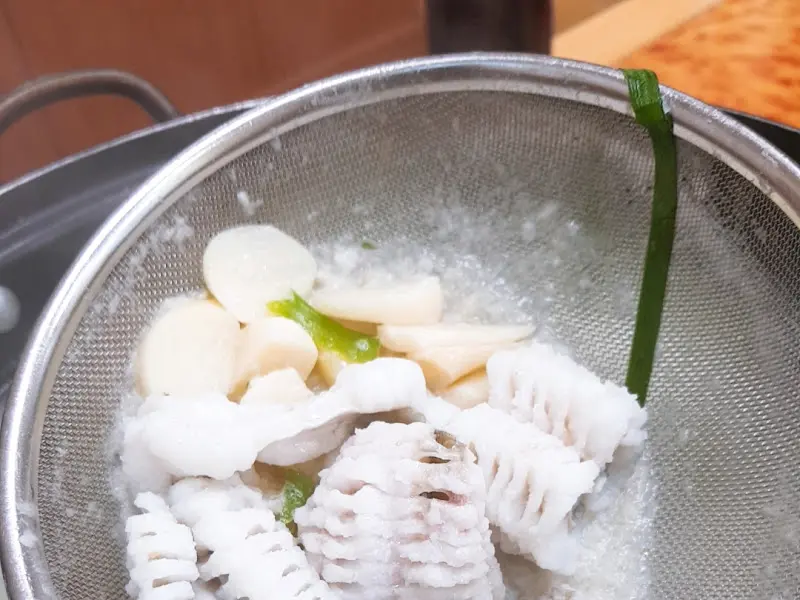 갯장어 샤브샤브